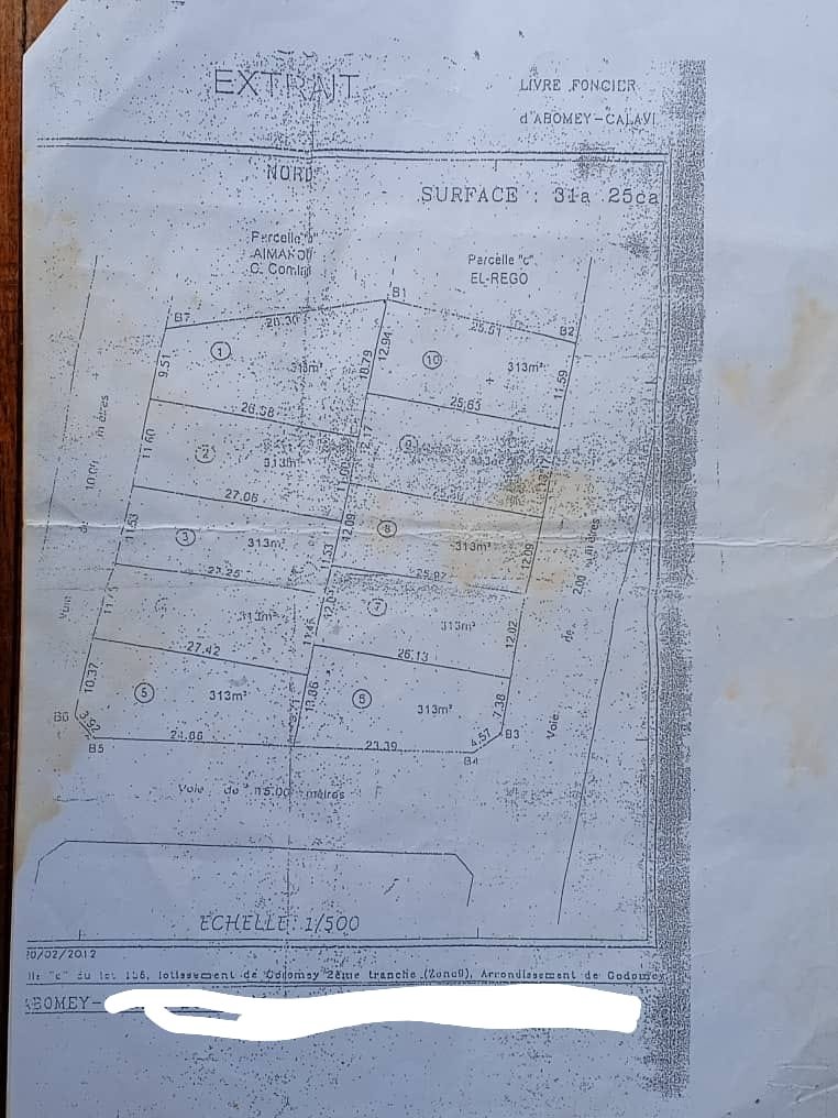 Grand domaine de 3 125 m² à vendre à Godomey Attrococodji – Proche du goudron — photo 2